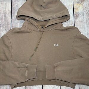 Kith Classic Logo Cropped Hoodie